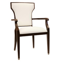 Madison Wood-Look Metal Chair